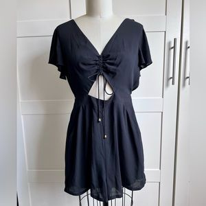 Express Black Romper with Cutout detail sz 4.